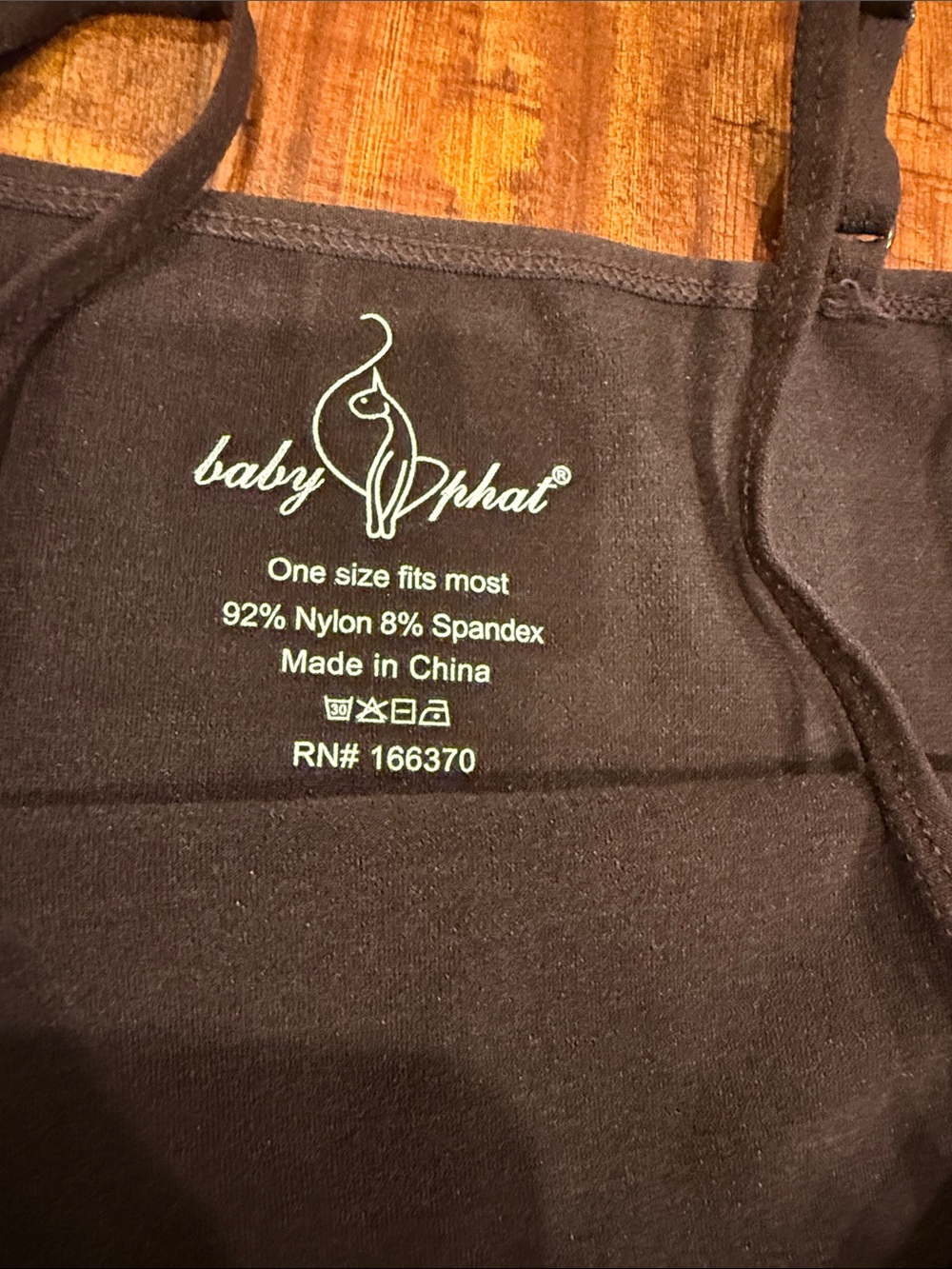 Baby Phat Brown Rhinestone Script Logo Spaghetti-Strap Top - Picture 4 of 4